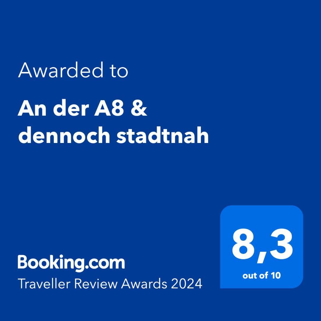 An Der A8 & Dennoch Stadtnah Kirchheim unter Teck Exteriör bild
